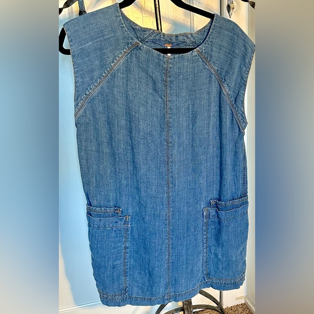 Free People denim mini dress